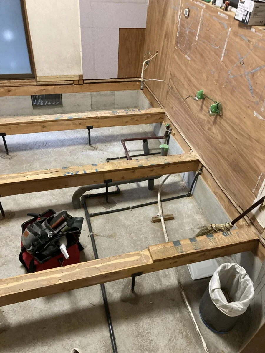 初日解体後の写真