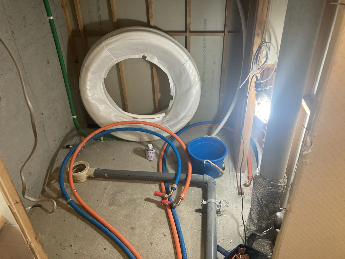 システムバス解体後