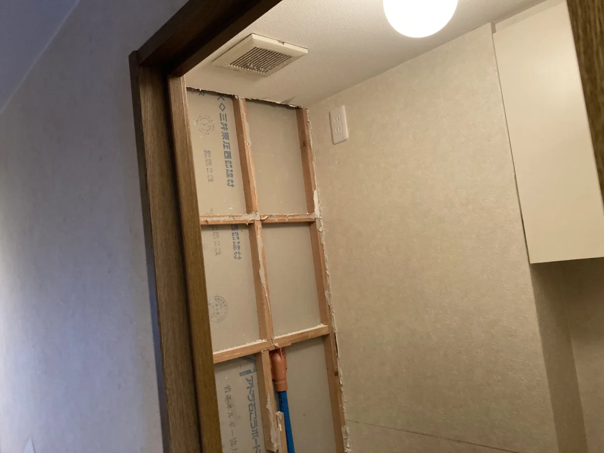 トイレ解体中その２