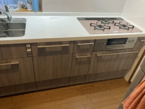 【平野区マンション】LIXILリシェルSI施工事例｜最高級キッチンを職人の精度で収める