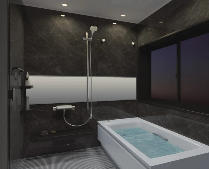 ハンドグリップ付き浴槽